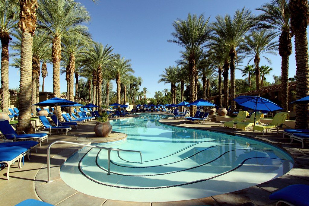 The jetty pool deck with loungers
