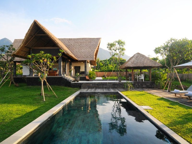 Garden Pool Villa with a plunge pool inside a walled garden
