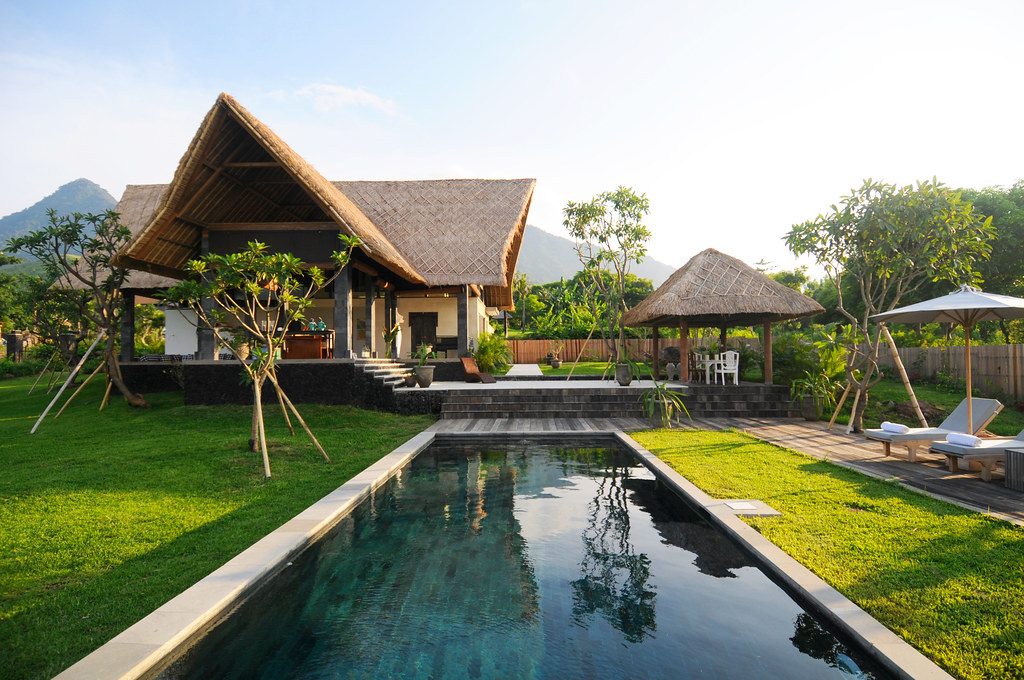 Garden Pool Villa with a plunge pool inside a walled garden